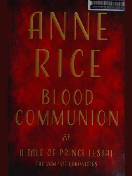 Blood Communion first edition cover, Knopf 2018