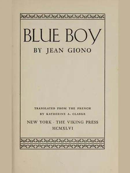 Blue Boy cover, Viking Press 1946