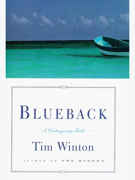 Blueback first edition cover, Scribner 1997