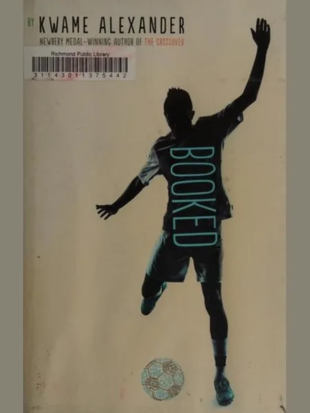 Booked, cover of another edition (the TBS/GBS/Transworld 2022 cover is not yet photographed)