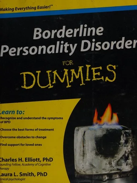 Borderline Personality Disorder For Dummies cover