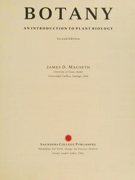 Botany cover