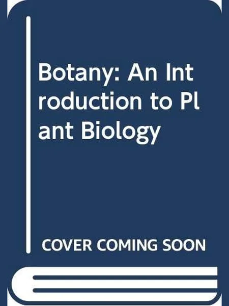 Botany cover, Saunders College Pub 1991