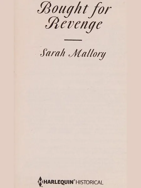 Bought for Revenge cover