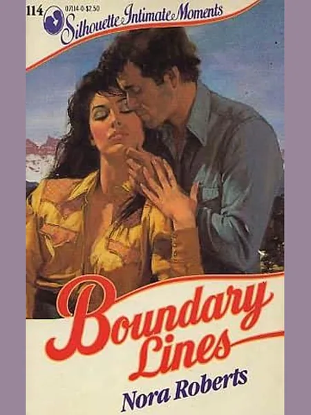 Boundary Lines, cover of another edition (the Silhouette Sensation 1992 cover is not yet photographed)