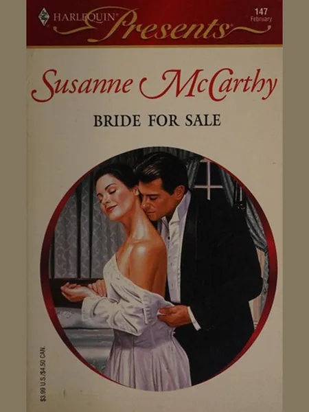 Bride for Sale cover, Harlequin 2001