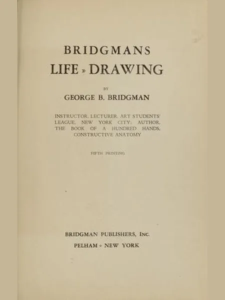 Bridgmans Life Drawing cover, E. C. Bridgman 1924