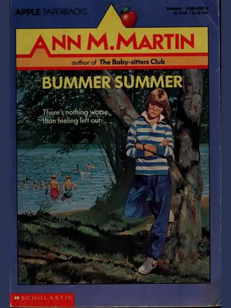 Bummer Summer, cover of another edition (the Holiday House 1983 cover is not yet photographed)