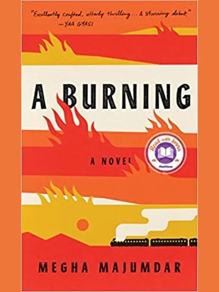 Burning first edition cover, Knopf Doubleday Publishing Group 2020
