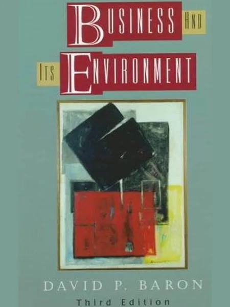 Business and Its Environment first edition cover, Prentice-Hall 1993