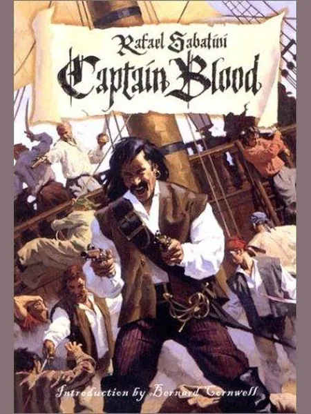 Captain Blood, cover of another edition (the Grosset & Dunlap 1922 cover is not yet photographed)