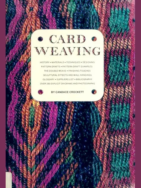 Card Weaving first edition cover, Watson-Guptill Publications 1973