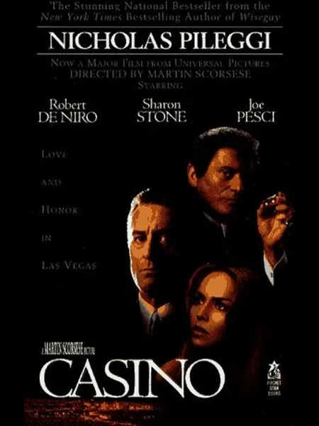 Casino, cover of another edition (the Simon & Schuster 1995 cover is not yet photographed)