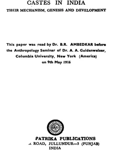 Castes in India cover