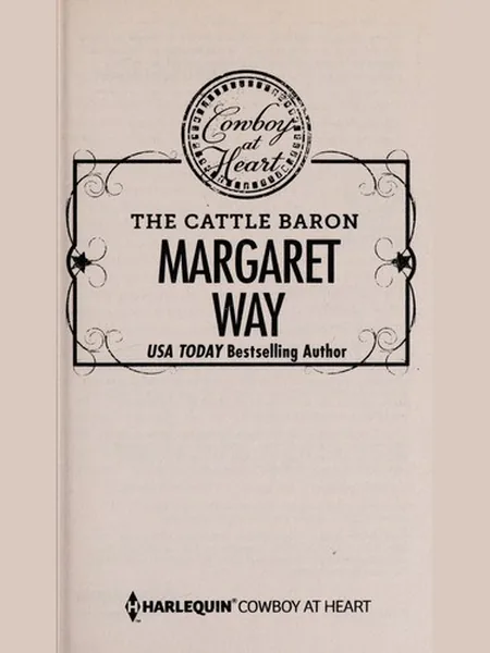 Cattle Baron cover, Harlequin 2001