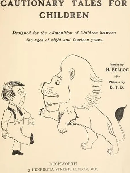 Cautionary Tales for Children, cover of another edition (the E. Nash 1907 cover is not yet photographed)