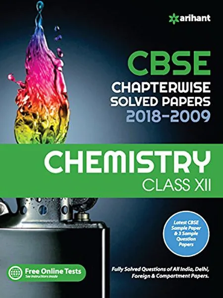 CBSE Chemistry Chapterwise Solved Papers Class 12th cover