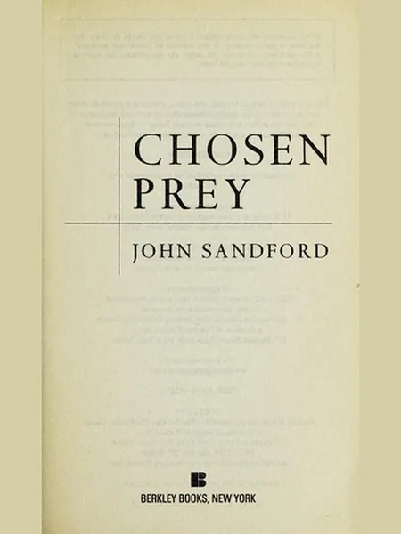 Chosen Prey cover