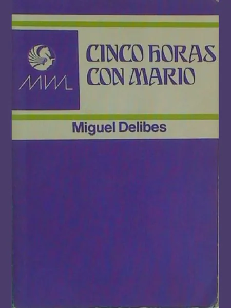Cinco Horas Con Mario first edition cover, Harrap 1977