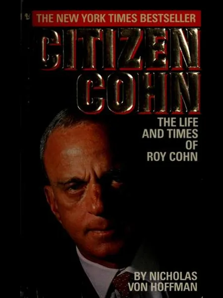 Citizen Cohn cover, Doubleday 1988