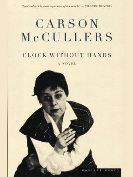 Clock Without Hands, cover of another edition (the Cresset Press 1961 cover is not yet photographed)