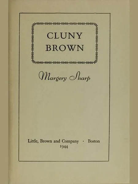 Cluny Brown, cover of another edition (the Collins 1944 cover is not yet photographed)