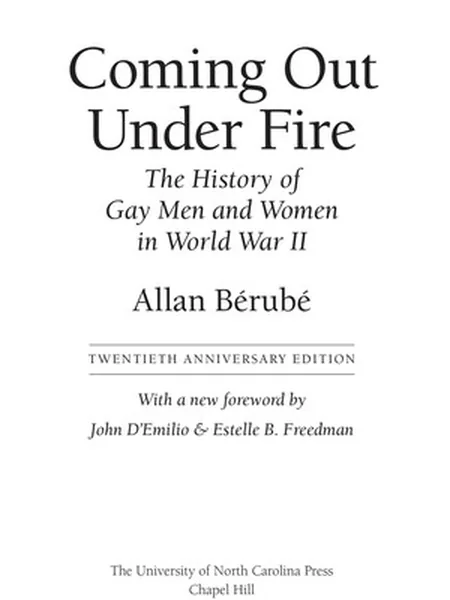 Coming Out Under Fire cover