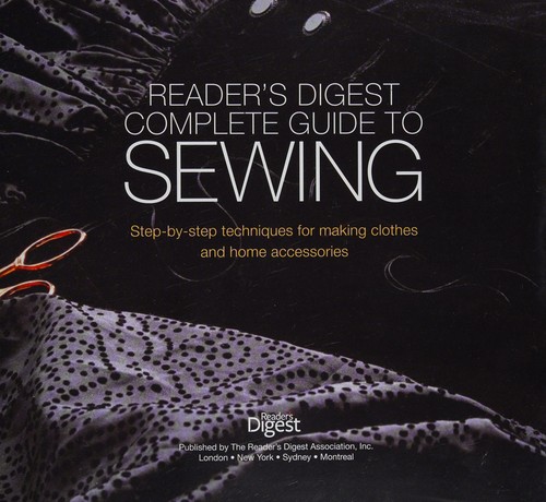 Complete Guide to Sewing cover, Reader's Digest 2010