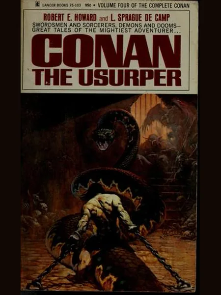 Conan the Usurper first edition cover, Lancer Books 1967