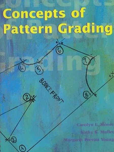 Concepts of Pattern Grading, cover of another edition (the Bloomsbury Publishing 2001 cover is not yet photographed)