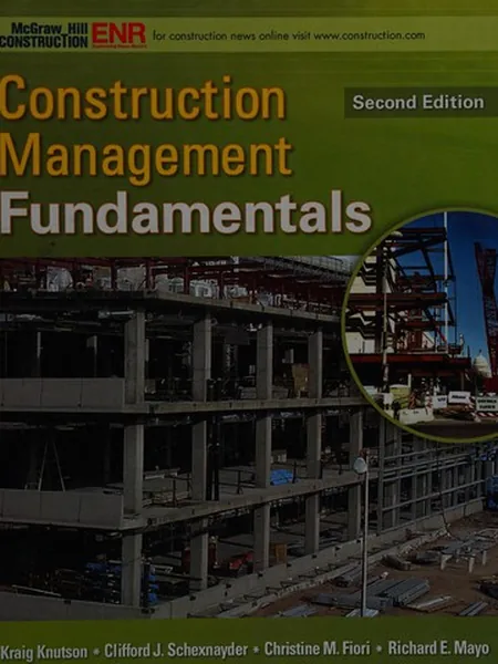 Construction Management Fundamentals first edition cover, McGraw-Hill 2009