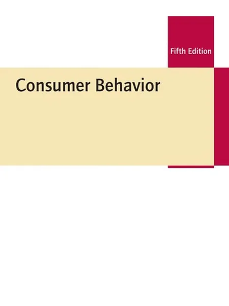 Consumer Behavior cover