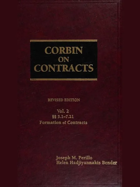 Corbin on Contracts, cover of another edition (the West Pub. Co 1950 cover is not yet photographed)
