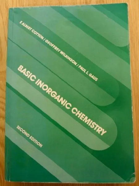 Cotton Basic Inorganic Chemistry cover