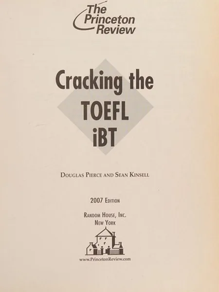 Cracking the TOEFL Ibt cover