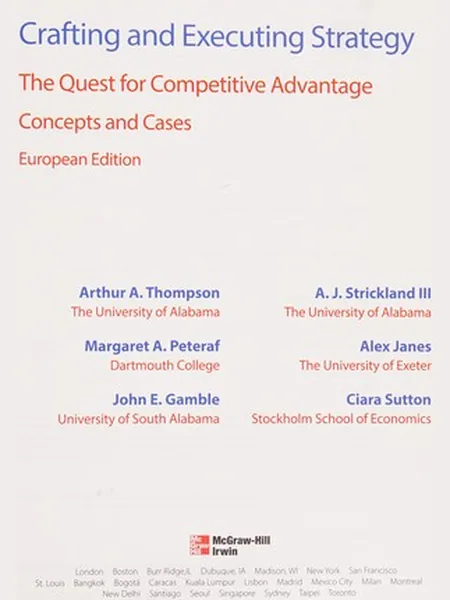 Crafting and Executing Strategy cover
