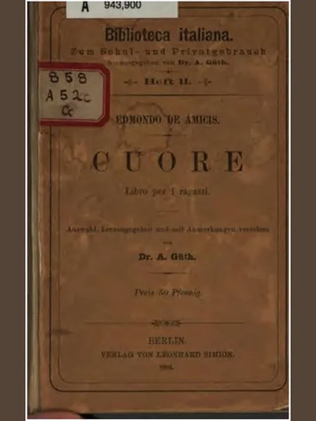 Cuore, cover of another edition (the Owen 1986 cover is not yet photographed)