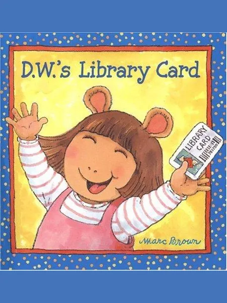 D.w.'s Library Card cover