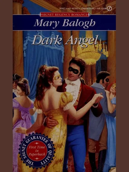 Dark Angel first edition cover, Signet 1994