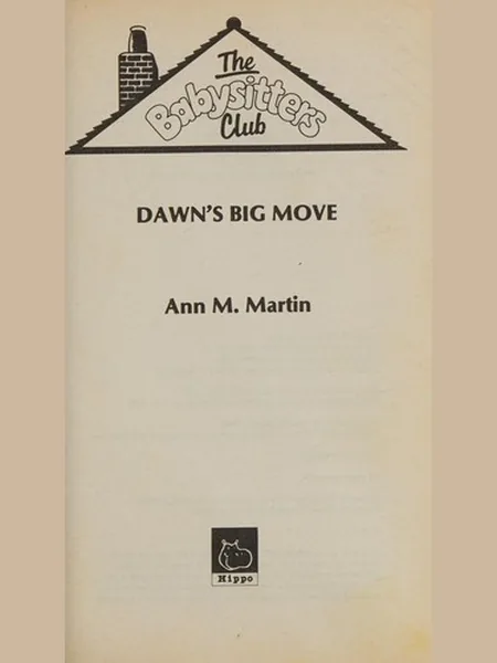 Dawn's Big Move cover