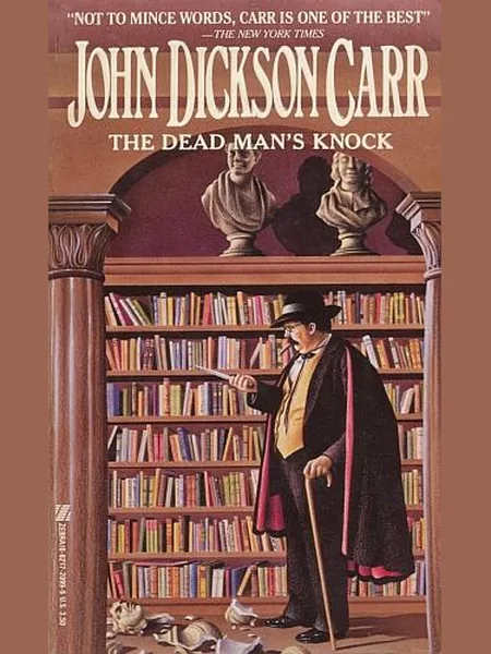 Dead Man's Knock, cover of another edition (the Harper 1958 cover is not yet photographed)