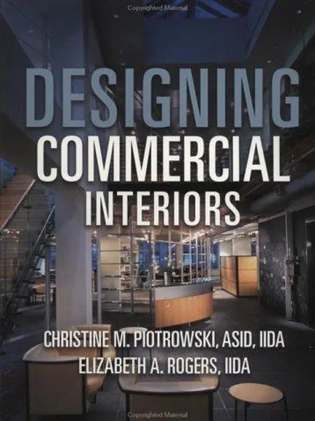 Designing Commercial Interiors first edition cover, Wiley 1999