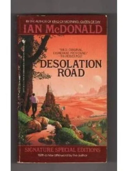 Desolation Road first edition cover, Bantam Books 1988