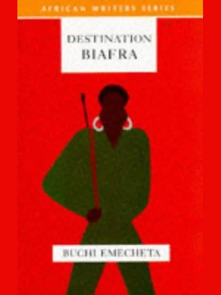 Destination Biafra, cover of another edition (the Allison & Busby 1982 cover is not yet photographed)