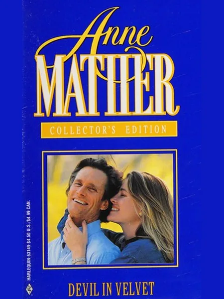 Devil in Velvet cover, Mills & Boon 1978