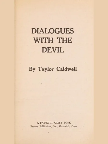 Dialogues with the Devil cover