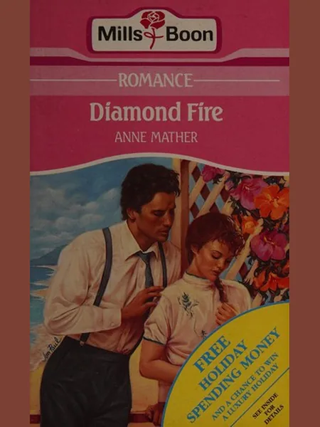 Diamond Fire cover, Mills & Boon 1991