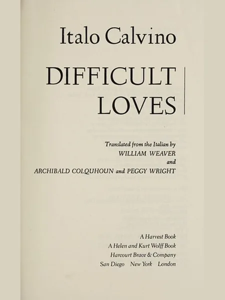 Difficult Loves cover