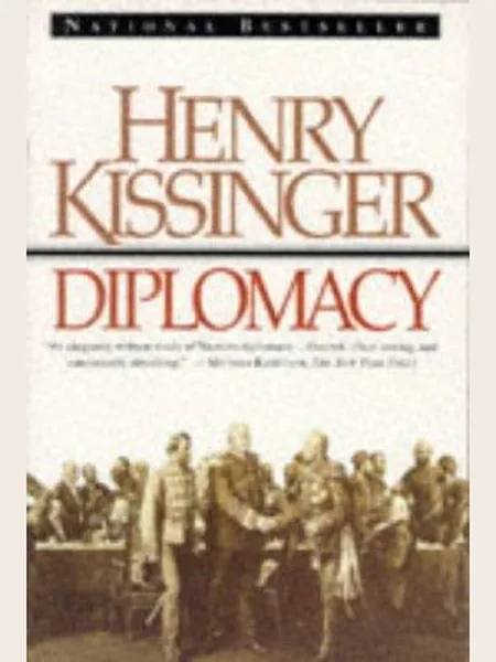 Diplomacy, cover of the Simon & Schuster, 1995 edition (the Simon & Schuster 1994 cover is not yet photographed)