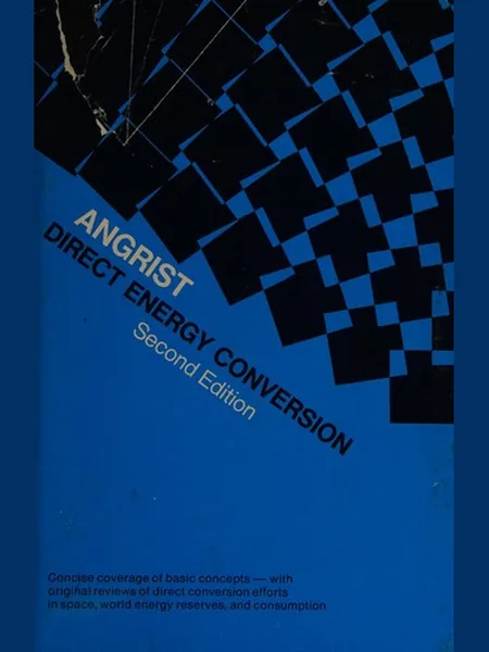 Direct Energy Conversion, cover of another edition (the Allyn and Bacon 1965 cover is not yet photographed)